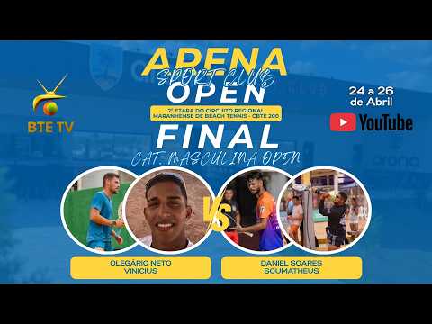 FINAL MASCULINA OPEN: OLEGÁRIO NETO / VINICIUS  X  DANIEL SOARES / SOUMATHEUS