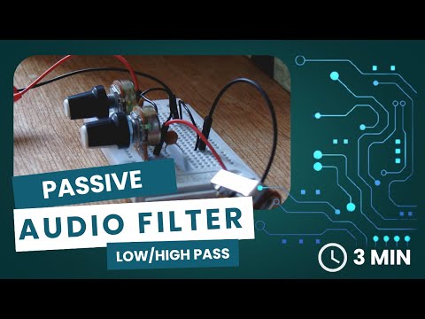 DIY Passive Audio Filter - Low & High Pass