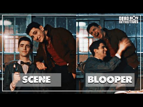 dead boy detectives - blooper vs. actual scene