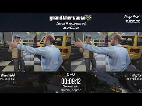 GTAMarathon 2021 - Grand Theft Auto V Trevor% Tournament Winners' Finals by Saurus88 vs. dryice