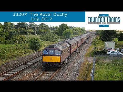 30th July 2017 - 33207, 70812 Cogload Junction, Taunton Trains