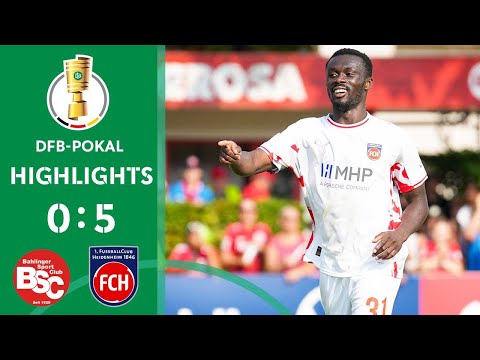 Dominanter Sieg für Heidenheim! | Bahlinger SC vs. 1. FC Heidenheim 1846 0:5 | Highlights DFB-Pokal