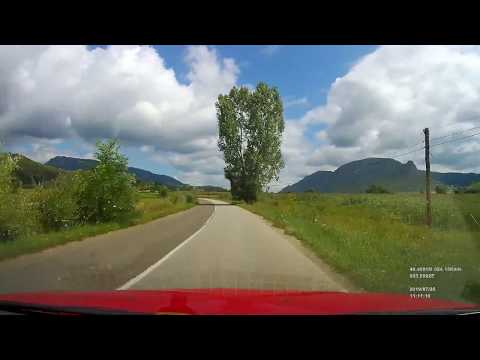 Drum intre Valisoara, Coltesti, Rimetea (cu Piatra Secuiului pe fundal) sens S-N