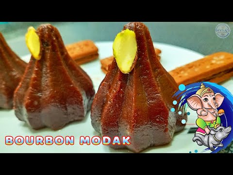 Bourbon modak recipe | chocolate modak recipe | how to make modak | indian festivals | Shri Ganesh