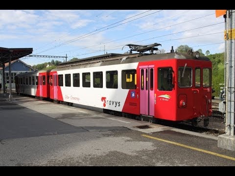 TRAVYS - OC, Orbe - Chavornay, Automotrice BDe 4/4 15 & Bt 51 (Ex-SZU)