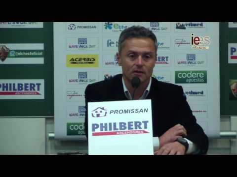 Infoexpres.es | Ruedas de prensa de Escribá y Bergés, tas el Elche CF 0-0 Córdoba, 9/2/2013