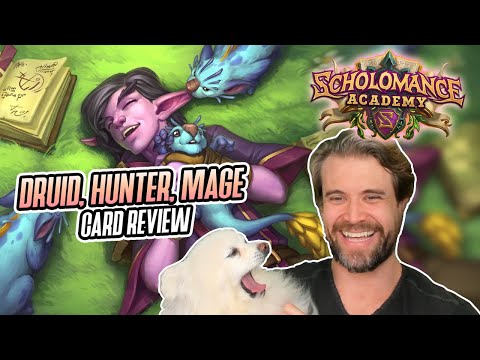 (Hearthstone) Scholomance Academy - Druid, Hunter, and Mage Card Review