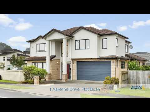 1 Askerne Drive, Flat Bush, Manukau City, Auckland, 6 bedrooms, 4浴, House