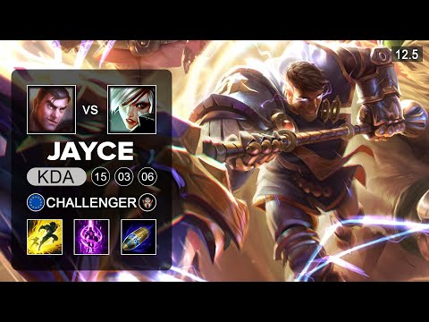 Jayce vs Riven Top - EUW Challenger - Season 12 Patch 12.5