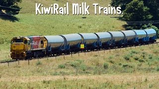 preview picture of video 'KiwiRail Milk Trains. DC4467 and DCP4611.'