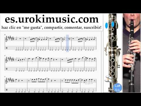 Como Tocar Clarinete Prince Royce & Chris Brown - Just As I Am Tablatura Parte#2 um-hli927
