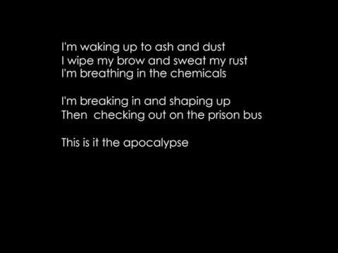 "イマジン・ドラゴンズ" 「放射能」の歌詞 ("Imagine Dragons" "Radioactive" Lyrics)