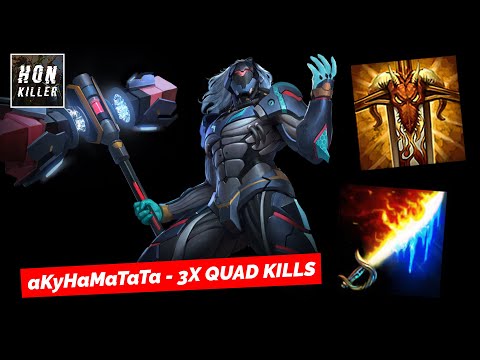 HoN Hammerstorm DOOM BRINGER with DAWNBRINGER - 3X QUAD KILLS