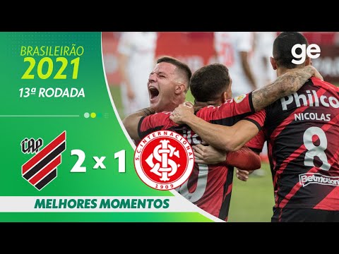 Gols e lances de Athletico Paranaense x Internacional
