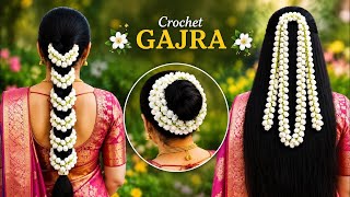 Easy Crochet Gajra Tutorial for Beginners 🌸