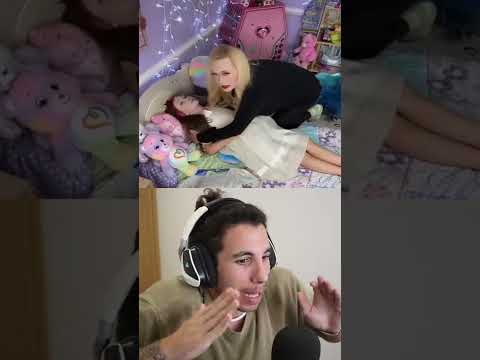 esta NIÑA actúa RARO en sus VÍDEOS... #Short