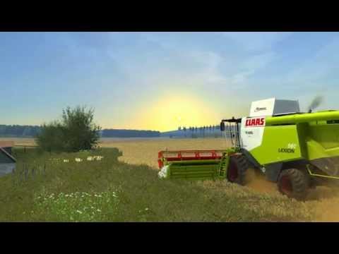 Farming Simulator 2013 Claas LEXION Morning Harvest