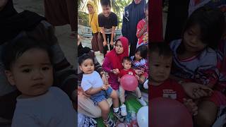 Adik ibrahim menangis saat ikut lomba makan biskuit