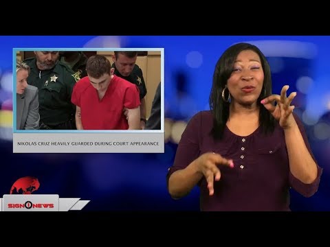 Nikolas Cruz heavily guarded during court appearance (ASL - 2.19.18)