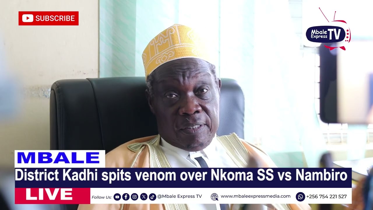 District Kadhi Issa Masaba has asked Nkoma SS parents to continue paying fees 