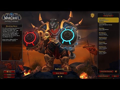 Bajheera - Fury Warrior / Resto Shaman 2v2 Arena to 2200 - WoW BFA 8.0 Warrior PvP