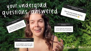 undergrad q&a: advice from a PhD student (how to actually like what you're studying)!
