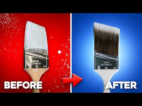 Part of a video titled How to Actually Clean a Paint Brush (Pro Explains) - YouTube