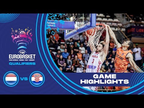 Netherlands v Croatia - Highlights - FIBA EuroBasket 2022 - Qualifiers