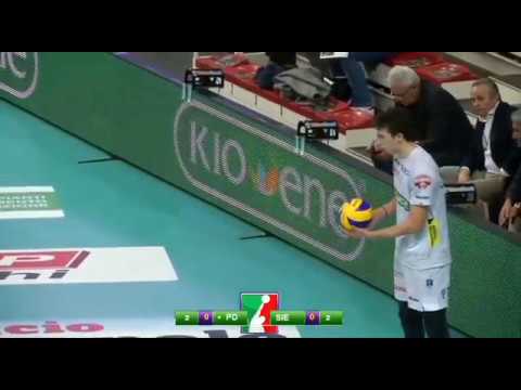 1° set: Kioene Padova - Emma Villas Siena 1-0