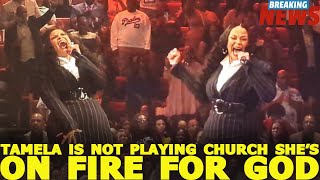 TAMELA MANN Caught THE HOLY SPIRIT @ TD JAKES POTTERS HOUSE (2024)