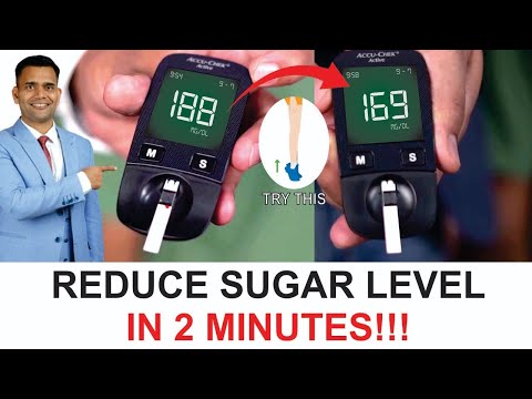 THIS EXERCISE CAN REDUCE SUGAR LEVEL IN 2 MINUTES!