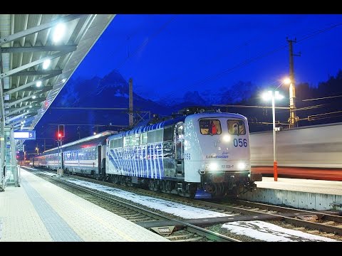 4k Nächtliche Führerstandsmitfahrt / night cab ride Testvideo Bo - Swa