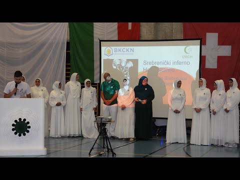 Srebrenički inferno Hor Sultanije. Marš mira juli 2023 Neuchâtel