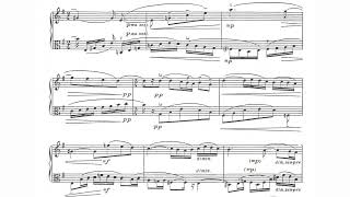 Charles Koechlin - Idylle for Violin and Viola, Op.155bis (1936) [Score-Video]