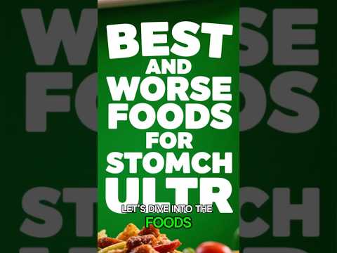 Best and Worse Foods for Stomach Ulcer #healthdaily #easynutrition #healthyhabits #science #facts