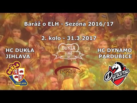 2. baráž (31.3.2017) HC Dukla Jihlava - HC Dynamo Pardubice