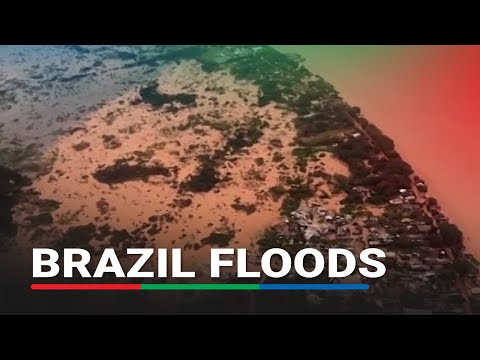 AERIAL VIEW: Flooding in Rio Grande do Sul