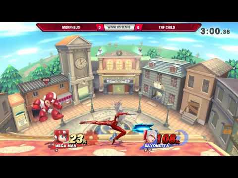 VS Weekly 10/4/18 - Winners Semis - Morpheus (Mega Man) vs TNF Child (Bayonetta) - Smash 4
