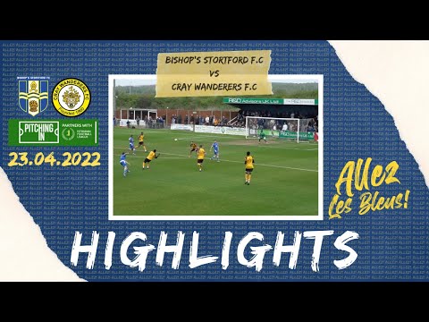 MATCH HIGHLIGHTS! Bishop's Stortford F.C vs Cray Wanderers F.C (Pitching In Isthmian Premier)