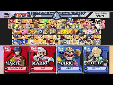 Sm4sh@Mines 44 - HLG|SSB100 + Mo Vs. GragasION + Proto - Doubles Winners Quarterfinals
