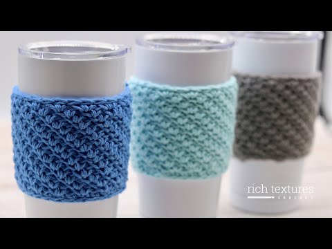Oceans Cup Cozy Crochet Pattern