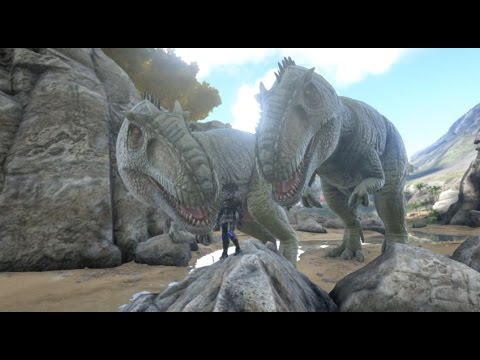 ARK Survival Evolved: How to SOLO tame a Giganotosaurus