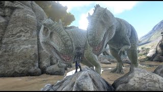 ARK Survival Evolved: How to SOLO tame a Giganotosaurus