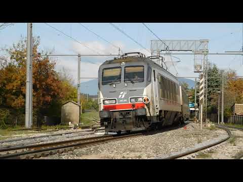 E401 042 con Intercity 585 da Trieste a Roma in transito a Baiano di Spoleto