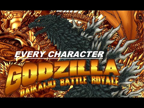Godzilla Daikaiju Battle Royale Every Character Showcase