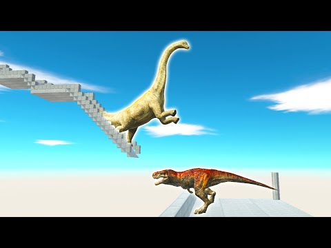 DEATH DROP T-REX VS EVERY FACTION | ANIMAL REVOLT BATTLE SIMULATOR