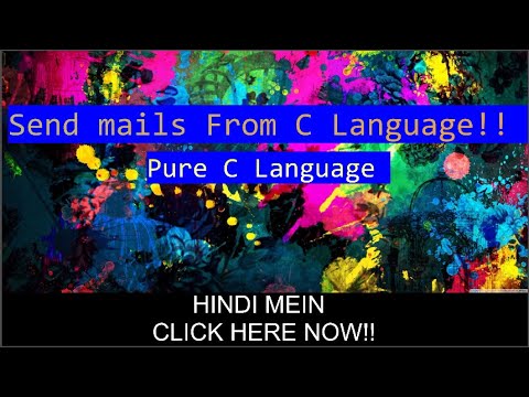 How To Send Email With C Language | Send Mails With Pure C Language | Get Header file Here |