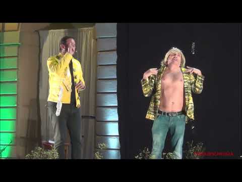 PART 2: COMEDIANS GIANLUCA IMPASTATO AND SCINTILLA AT MISS FRAGOLA, PEVERAGNO (CN) SAT. 12 - 6 - ...