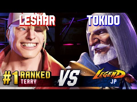SF6 ▰ LESHAR (#1 Ranked Terry) vs TOKIDO (JP) ▰ High Level Gameplay