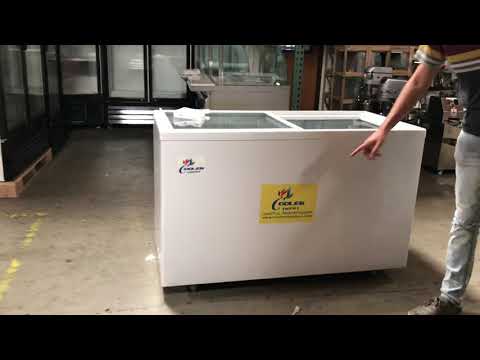 Demonstration about the Glass Top Chest Freezer